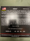 DR Neon NWB45 white reflective bass guitar strings 45-105