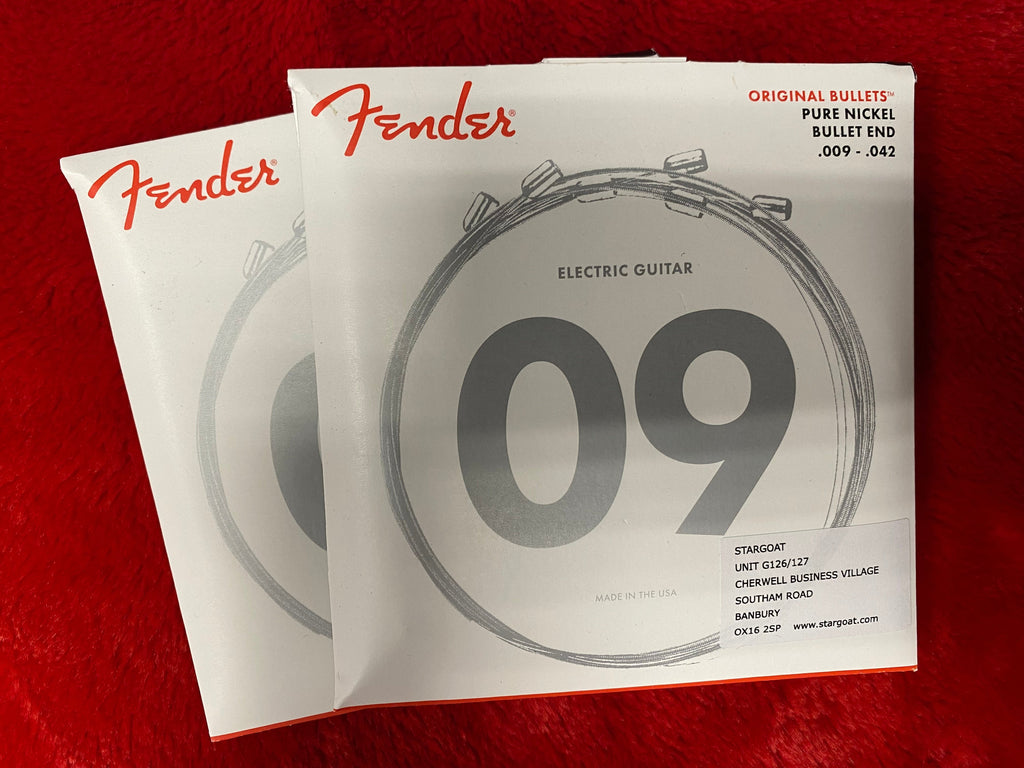 Fender 3150L Original Bullets 9-42 electric guitar strings (2 PACKS)