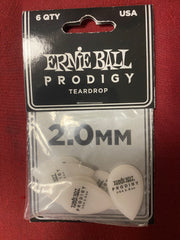 Ernie Ball Prodigy white delrin pickpack 2mm