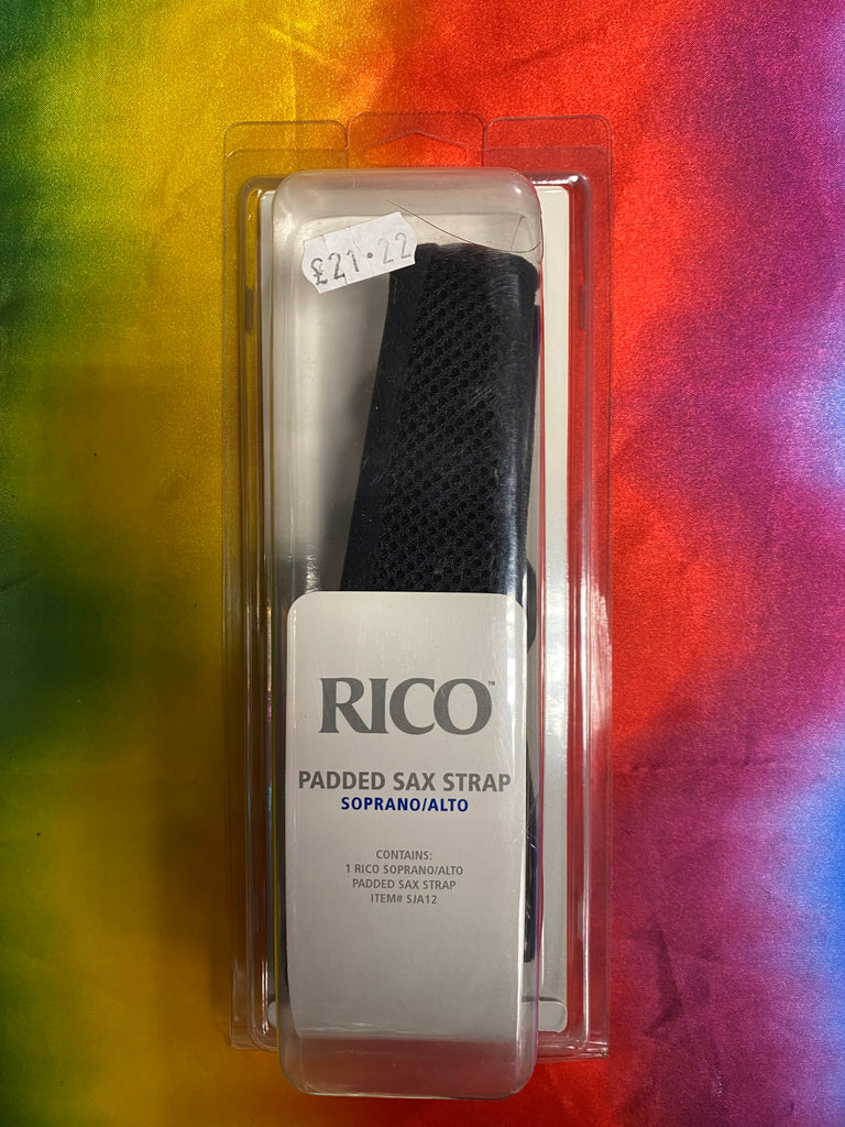 Saxophone strap by Rico padded black
