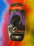 Guitar lead 6m by TGI in plum purple