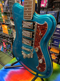 Italia Modena Challenge electric guitar in metallic turquoise - Made in Korea
