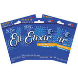 Elixir 12027 Nanoweb custom light 009-046 electric guitar strings (3 PACKS)
