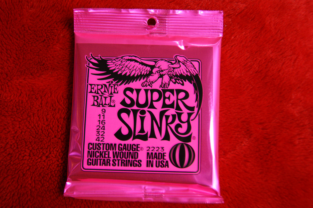 Ernie Ball 2223 Super Slinky 9-42 electric guitar strings