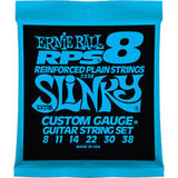 Ernie Ball 2238 Extra Slinky 8-38 reinforced plain nickel custom gauge strings (2 PACKS)