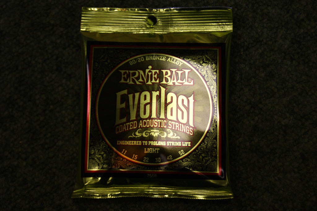 Ernie Ball 2558 Everlast light 11-52 acoustic guitar strings