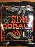 Ernie Ball 2715 Skinny Top Heavy Bottom Cobalt Slinky electric guitar strings 10-52 (2 PACKS)