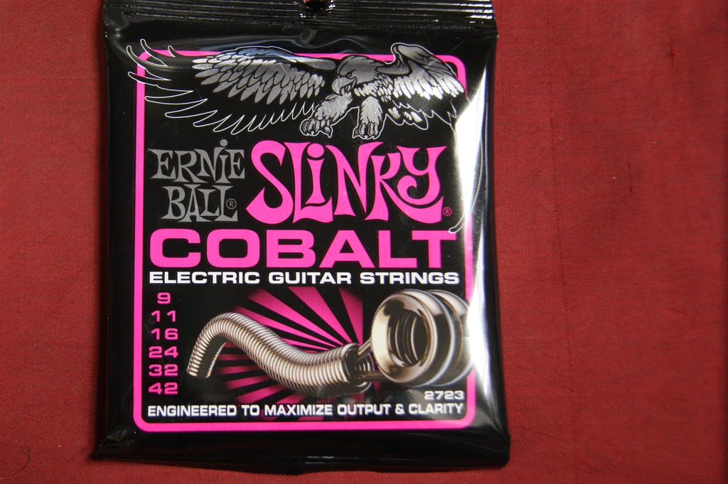 Ernie Ball 2723 super slinky cobalt 9-42 electric guitar strings