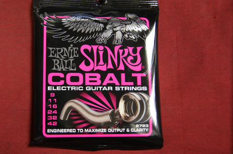 Ernie Ball 2723 super slinky cobalt 9-42 electric guitar strings
