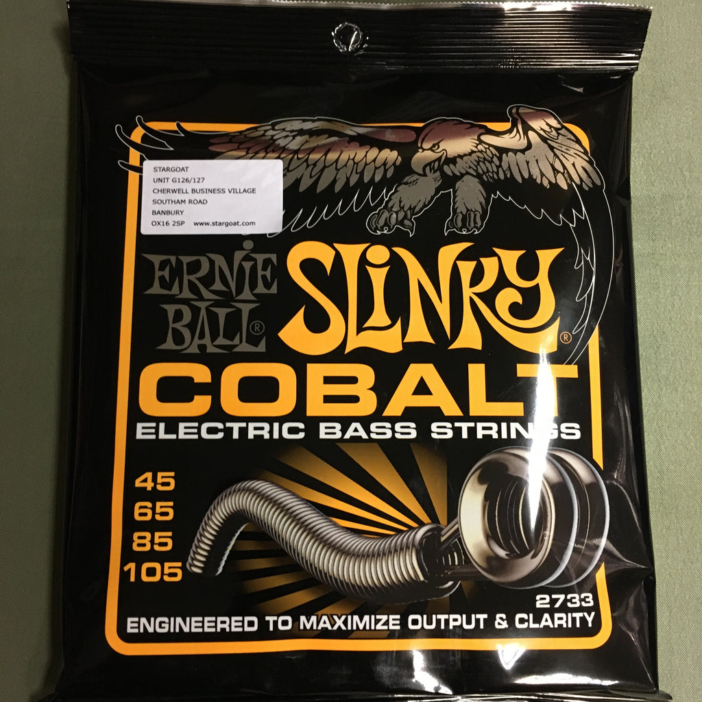 Ernie Ball 2733 Hybrid Slinky Cobalt bass guitar strings 45-105