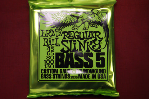 Ernie Ball 2836 Regular Slinky 5 string bass 45-105 strings