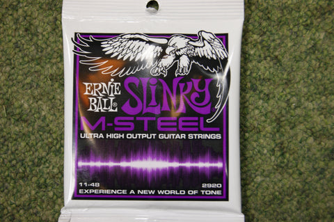 Ernie Ball 2920 M Steel 11.48 power slinky electric guitar strings