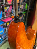 Ibanez SA160QM guitar in quilted amber finish - Made in Korea