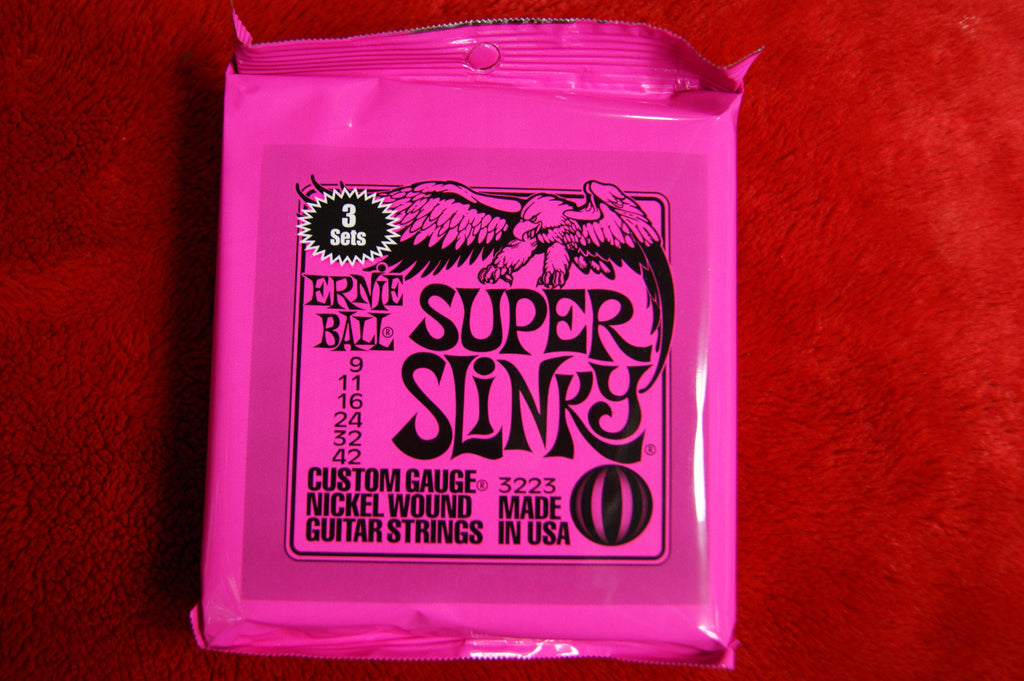 Ernie Ball 2223 Super Slinky 9-42 electric guitar strings (3-SETS)