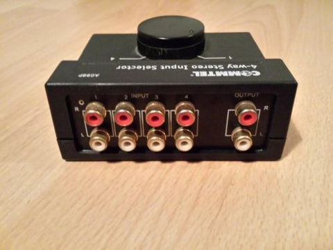 Commtel 4 way stereo input selector (A098P)