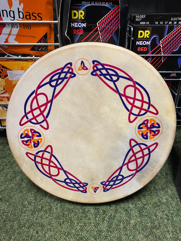 Bodhran 12" with wooden beater - Made in Ireland