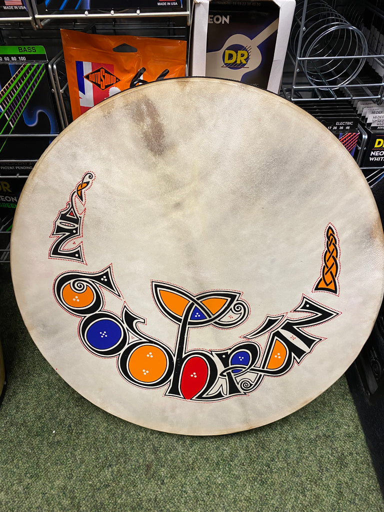 Bodhran 18" with wooden beater - made in Ireland