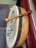 Bodhran 18" with wooden beater - Made in Ireland
