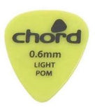 Pack of 10 plectrums .6mm thickness by Chord