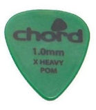 Pack of 10 plectrums 1mm thickness by Chord
