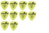 Pack of 10 plectrums .6mm thickness by Chord