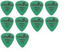 Pack of 10 plectrums .85mm thickness by Chord