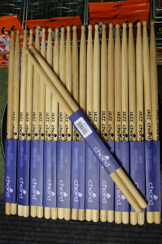 Chord Jazz oak wood tipped drum stick (12 pairs)