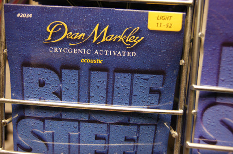Dean Markley 2034 Blue Steel 11-52 bronze acoustic guitar strings