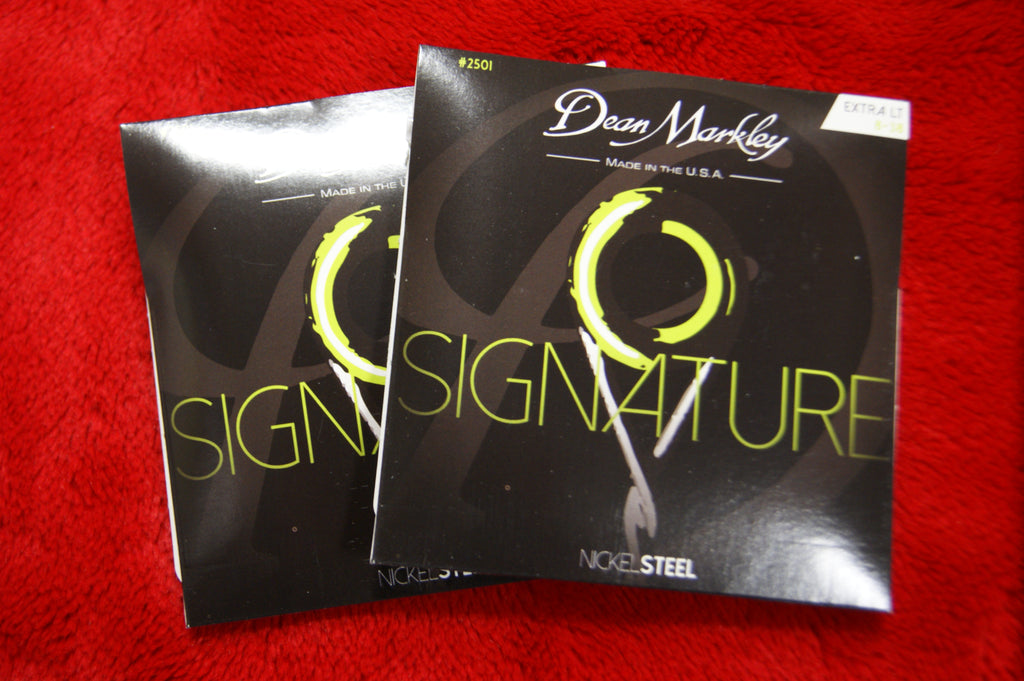 Dean Markley 2501 Signature Series extra light 8-38 electric guitar strings (2 PACKS)