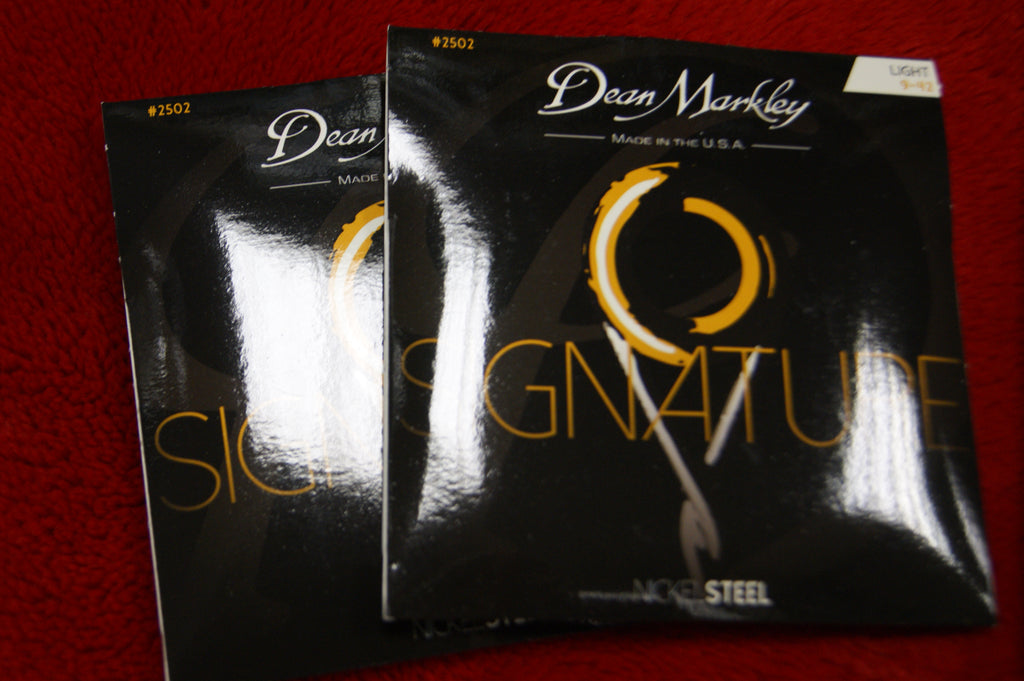 Dean Markley 2502 Signature Series light electric guitar strings 9-42 (2 PACKS)