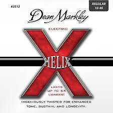 Dean Markley 2513 Helix 10-46 regular electric guitar strings (3 PACKS)