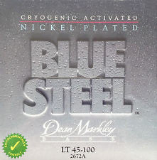 Dean Markley 2672A Blue Steel 45-100 nickel plated light bass guitar strings