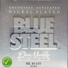 Dean Markley 2674A Blue Steel 45-105 nickel plated bass guitar strings