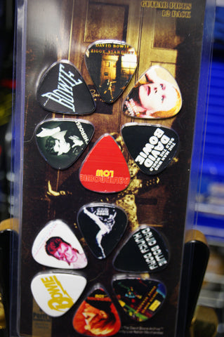 David Bowie 12 guitar pick pack by Perri's