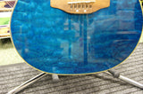 Ovation CC024 electro acoustic guitar in quilted aqua finish - Made in Korea S/H