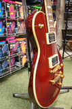 Aria PE electric guitar in transparent quilted cherry S/H