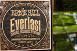 Ernie Ball 2546 Everlast coated phosphor bronze 12-54 medium light acoustic guitar strings