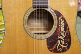 Takamine EF340S TT electro acoustic guitar with hard case