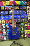 Cruiser CJ400 electric guitar in metallic dark blue