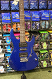Cruiser CJ400 electric guitar in metallic dark blue