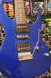 Cruiser CJ400 electric guitar in metallic dark blue
