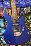 Cruiser CJ400 electric guitar in metallic dark blue