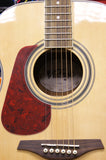 Vintage LV300 acoustic guitar left handed