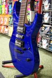 Crafter Crown BT baritone guitar in metallic blue - Made in Korea
