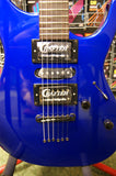 Crafter Crown BT baritone guitar in metallic blue - Made in Korea