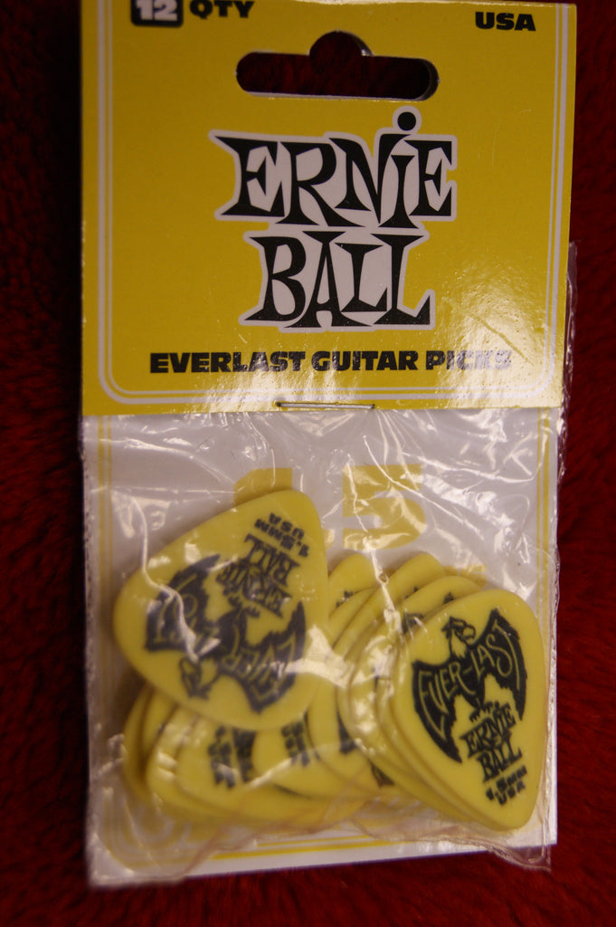 Ernie Ball Everlast 1.5mm delrin guitar picks - pack of 12