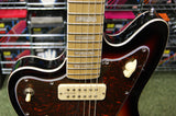 Revelation RJT60M-TL semi acoustic guitar in sunburst left hand