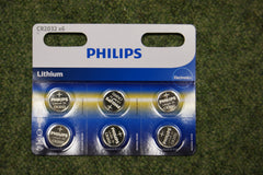 Philips lithium cell batteries for guitar and instrument tuners  (pack of 6)