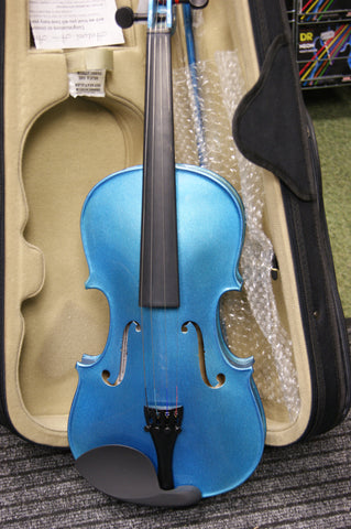 Antoni debut violin outfit full size in metallic blue