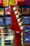 Shine electric guitar with quilted top in red - Made in Korea S/H